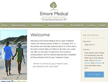 Tablet Screenshot of elmoremedical.com